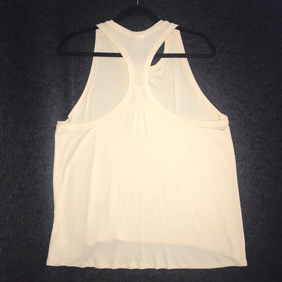 Athleta With Ease Ribbed Racerback Tank Top Large Light‎ Peach Orange Ribbed - Picture 7 of 11